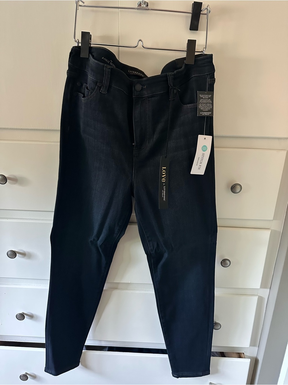 Liverpool Jeans Company Women’s Skinny Jeans - Dark Blue